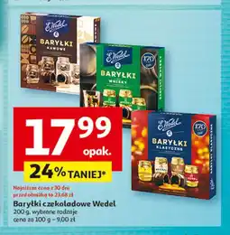 Auchan Baryłki czekoladowe Wedel 200g wybrane rodzaje oferta