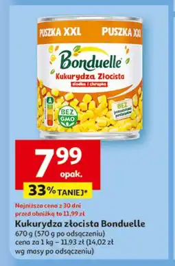 Auchan Kukurydza złocista Bonduelle oferta