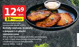 Auchan Kotlety mielone, krokiety z mięsem lub placki ziemniaczane oferta