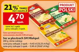 Auchan Ser w plastrach SM Mlekpol oferta