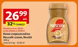 Auchan Kawa rozpuszczalna Nescafé crema, Nestlé oferta