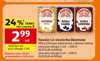 Auchan Fasola lub ciecierka Dawtona oferta