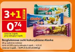 Auchan Bezglutenowe rurki kukurydziane Alaska oferta