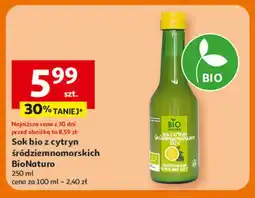 Auchan Sok bio z cytryn śródziemnomorskich BioNatura oferta