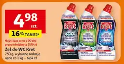 Auchan Żel do WC Kret 750 g, wybrane rodzaje oferta