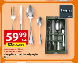 Auchan Komplet sztućców Olympia 24 szt oferta