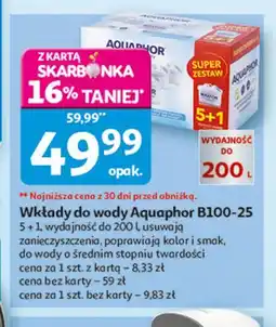 Auchan Wkłady do wody Aquaphor B100-25 oferta