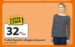 Auchan T-shirt damski z długim rękawem oferta