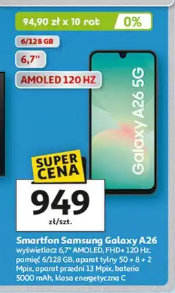 Auchan Smartfon Samsung Galaxy A26 oferta