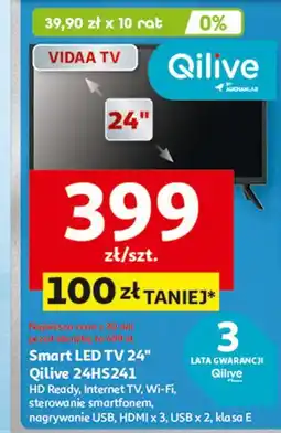 Auchan Smart LED TV 24'' Qilive 24HS241 oferta