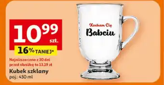Auchan Kubek szklany oferta