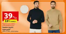 Auchan Sweter męski typu golf oferta