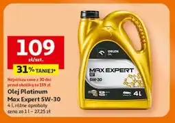 Auchan Olej Platinum Max Expert 5W-30 oferta