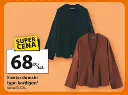 Auchan Sweter damski typu kardigan oferta