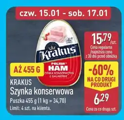 ALDI Szynka konserwowa Krakus oferta