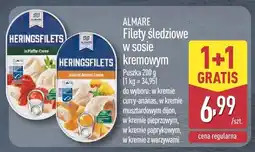 ALDI Filety śledziowe w sosie kremowym Almare curry-ananas oferta