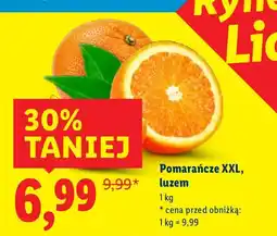Lidl Pomarańcze XXL, luzem oferta