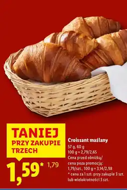 Lidl Croissant maślany oferta