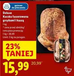 Lidl Kaczka faszerowana grzybami i kaszą Deluxe oferta