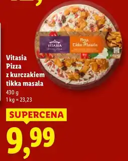 Lidl Pizza z kurczakiem tikka masala Vitasia oferta