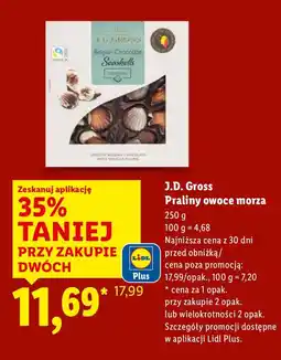 Lidl Praliny owoce morza J.D. Gross oferta