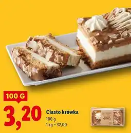 Lidl Ciasto krówka oferta