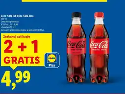 Lidl Coca-Cola lub Coca-Cola Zero oferta