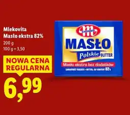 Lidl Mlekovita Masło ekstra 82% oferta