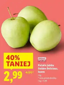 Lidl Polskie jabłka Golden Delicious, luzem oferta