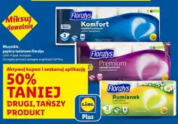 Lidl Wszystkie papiery toaletowe Floralys oferta