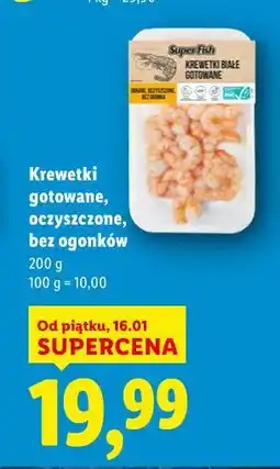 Lidl Krewetki gotowane, oczyszczone, bez ogonków oferta