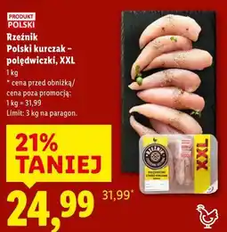 Lidl Rzeźnik Polski kurczak - polędwiczki, XXL oferta
