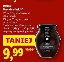 Lidl Deluxe Greckie oliwki oferta
