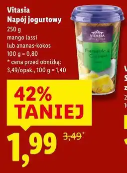 Lidl Vitasia Napój jogurtowy oferta