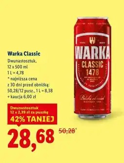 Lidl Warka Classic oferta