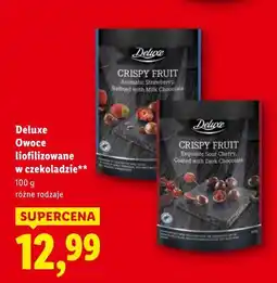 Lidl Deluxe Owoce liofilizowane w czekoladzie oferta