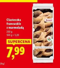Lidl Ciasteczka francuskie z marmoladą Brześć oferta
