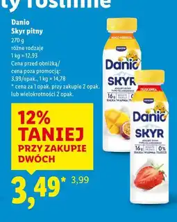 Lidl Danio Skyr pitny oferta