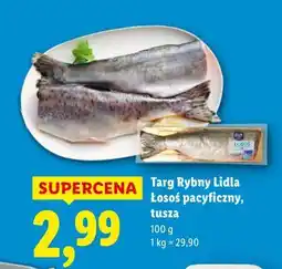 Lidl Targ Rybny Lidla Łosoś pacyficzny, tusza oferta