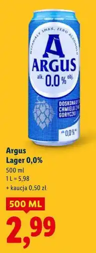 Lidl Argus Lager 0,0% oferta