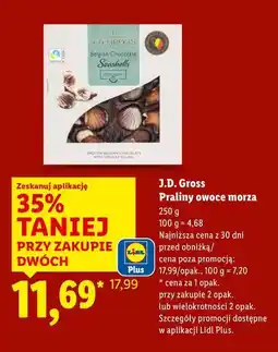 Lidl J.D. Gross Praliny owoce morza oferta