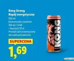 Lidl Kong Strong Napój energetyczny oferta