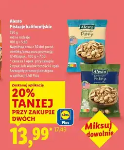 Lidl Alesto Pistacje kalifornijskie oferta