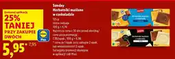 Lidl Sondey Herbatniki maślane w czekoladzie oferta