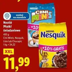 Lidl Nestlé Płatki śniadaniowe XXL oferta