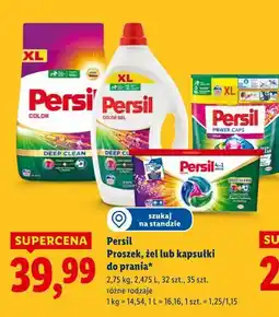 Lidl Persil Proszek, żel lub kapsułki do prania oferta