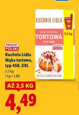 Lidl Kuchnia Lidla Mąka tortowa, typ 450, XXL oferta