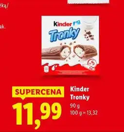 Lidl Kinder Tronky oferta