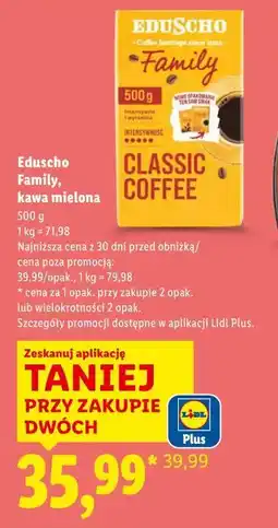 Lidl Eduscho Family, kawa mielona oferta