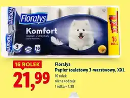 Lidl Florays Papier toaletowy 3-warstwowy, XXL oferta